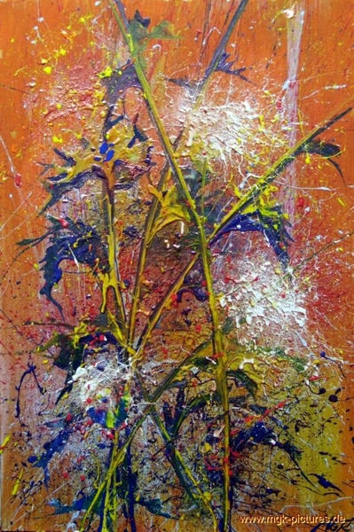 Ein Strauß Blumen
Acryl auf Leinwand 60x40cm (2019)
