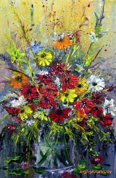 Blumen in Vase
Acryl auf Malkarton 60x40cm (2021)
