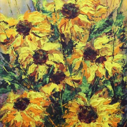 Sonnenblumen (Acryl 60x40cm)