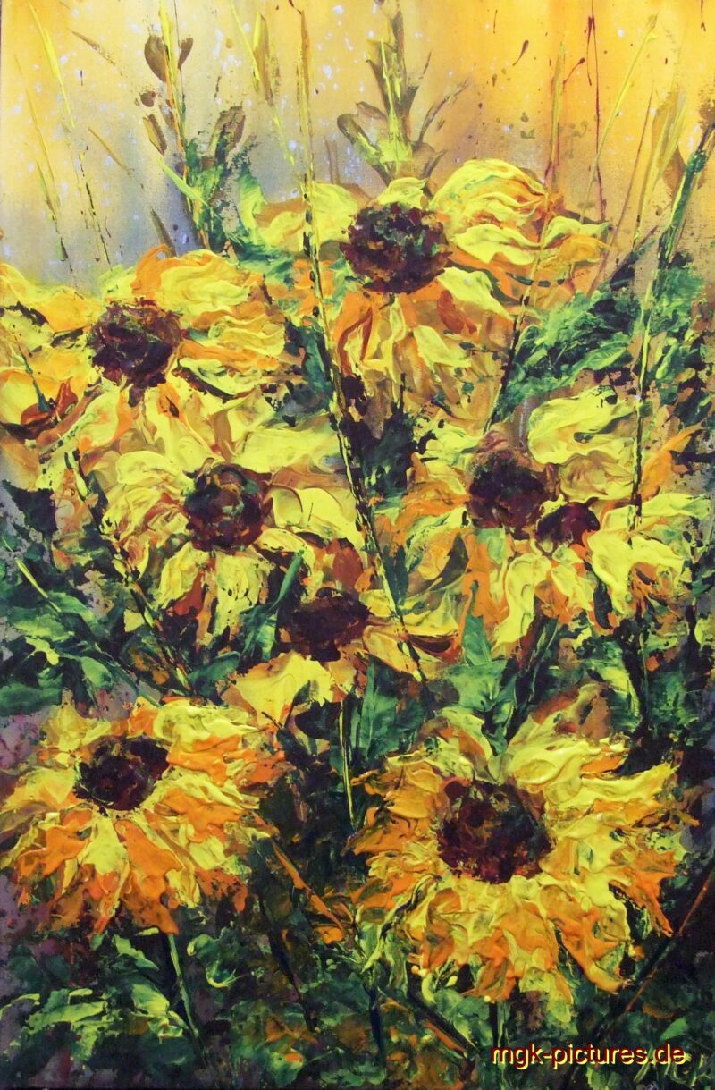 Sonnenblumen (Acryl 60x40cm)