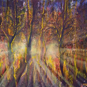 Licht im Wald (Acryl 40x60cm)